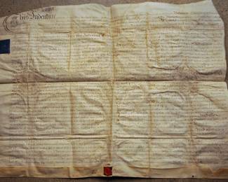 INDENTURE ON VELUM