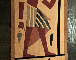 1940's EGYPTIAN WALL HANGING