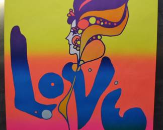 PETER MAX 24" x 36 ORIGINAL POSTER 1969