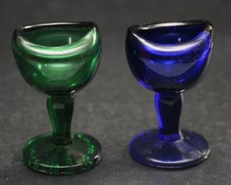 ANTIQUE GLASS EYECUPS