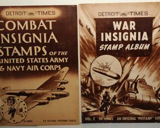 DETROIT TIMES BOOKS OF INSIGNIA STAMPS