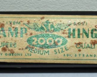 STANLEY GIBBONS STAMP HINGES TIN
