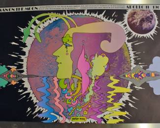 PETER MAX 24" x 36 ORIGINAL POSTER 1969