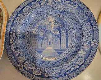 1930 Princeton University Plate Nassau Hall Wedgewood