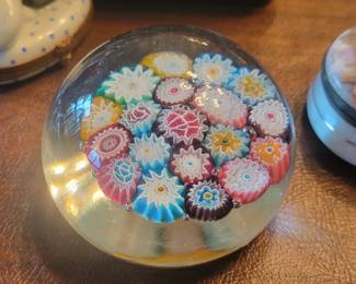 Italian Millefiori Paperweight