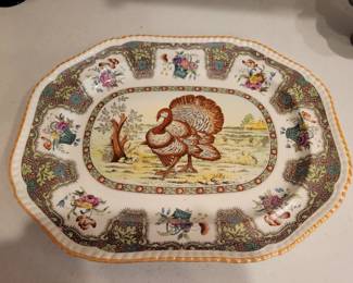 Large Spode Turkey PLatter