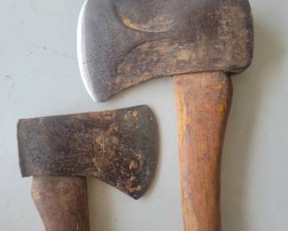 Plumb Hatchet and True Temper Axe