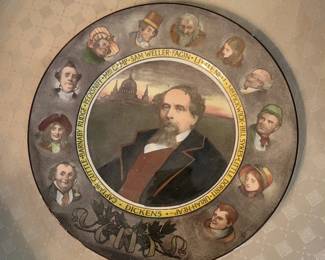 Royal Doulton Charles Dickens character collector plate (pattern number D6306)