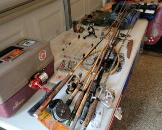Lot of Fishing Equipment