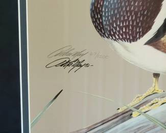 Art LaMay Signed and Numbered Print Wood Ducks