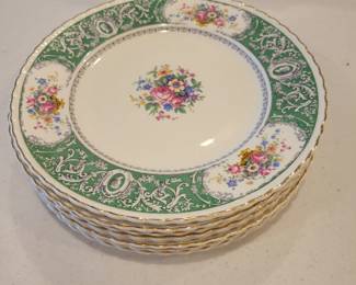Myoft Staffordshire Porcelain Plates