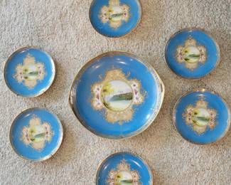 Hand Painted Nippon Wall Plates