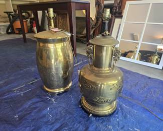 Brass lamps