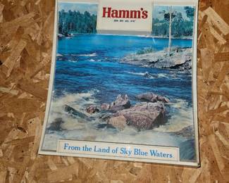 Hamms Beer bar sign