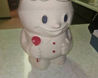 Cold paint cookie jar