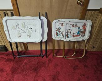 vintage TV trays