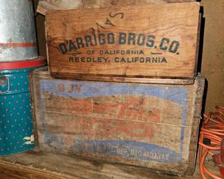 wooden crates