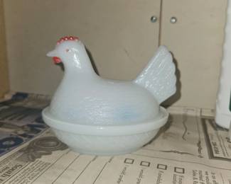 Hen on nest