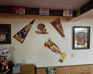 Redskins football memorabilia