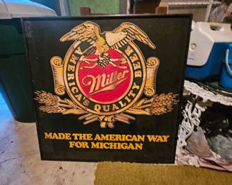 Miller beer sign