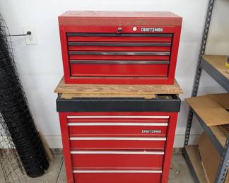 J155 - $150. Craftsman tool box 10 compartment.