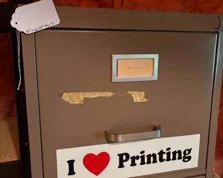 J92 - FREE Metal Filing Cabinet. Metal Filing Cabinet. Measures 15" W x 26.75" D x 51.1" Tall.