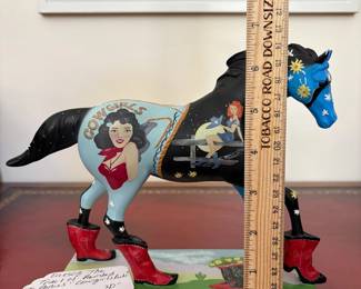 J8 - $30. Enesca The Trail of Painted Ponies "Cowgirls Rule".