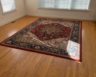 J85 - $75. Safavieh Area Rug "Heritage Collection". Measures 8'3" x 11'. This is a dog friendly home!
