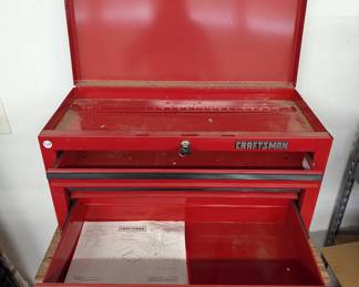 J155 - $150. Craftsman tool box 10 compartment.