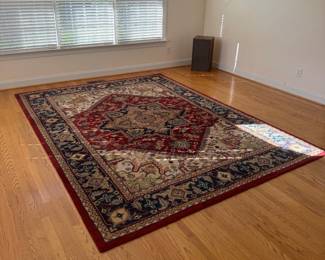 J85 - $75. Safavieh Area Rug "Heritage Collection". Measures 8'3" x 11'. This is a dog friendly home!