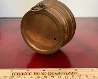 J10 - $40. Vintage Lufft Copper Barometer Made in Germany.