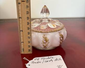J17 - $30. Vintage Tyndale Powder Dish.
