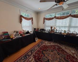OVERVIEWS. We can not hold items out of these photos - you MUST come to the sale to purchase and shop!