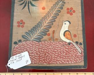 J19 - $28. Tonala Mexican Pottery Tile Trivet.