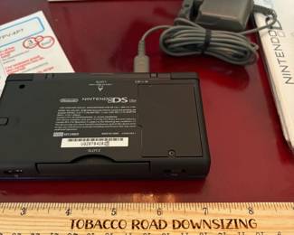 J26 - $100. Nintendo DS Lite Cobalt Blue with Box, Charger and Manuals. Like New.