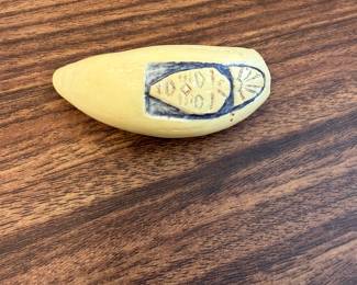 J193 - $60. Carved Whale Tooth.