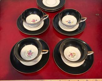 J61 - $35. Set of Eschenbach Germany 4 - Tea Cups and 6 - Saucers.