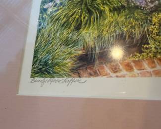 J123 - $25. Beverly Moore Hoffsies "Historic Yellow Springs". Number 43/500. Measures 16" W x 14.5" Tall.