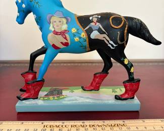 J8 - $30. Enesca The Trail of Painted Ponies "Cowgirls Rule".