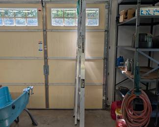 J151 - $80. 8ft gorilla ladder. No info / sticker.