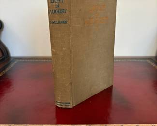 J24 - $200. 1932 Light in August by Faulkner. First Printing.