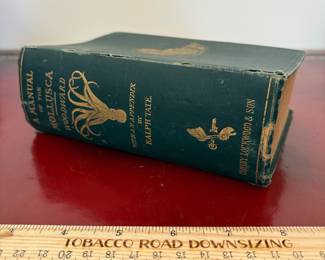 J14 - $65. 1890 A Manual of The Mollusca by Ralph Tate.