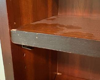 J75 - $30. Bookshelf with Adjustable Shelves. Measures 30" W x 11.5" D x 24" Tall.