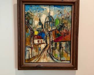 J3 - $500. Jean - Claude Mayodon Original Oil On Canvas. Measures 20.5" W x 25" Tall.