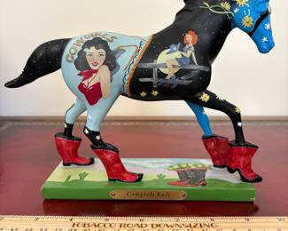 J8 - $30. Enesca The Trail of Painted Ponies "Cowgirls Rule".