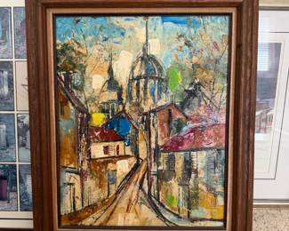 J3 - $500. Jean - Claude Mayodon Original Oil On Canvas. Measures 20.5" W x 25" Tall.