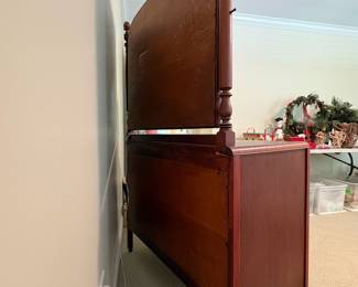 J74 - $225. Beautiful Antique Dresser with Mirror. Excellent Condition - all drawers slide. Measures 43" W x 21.5" D x 68" Tall.