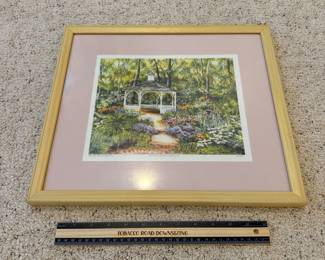 J123 - $25. Beverly Moore Hoffsies "Historic Yellow Springs". Number 43/500. Measures 16" W x 14.5" Tall.