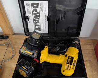 J171 - $30. DeWalt 12 Volt Drill with 2 batteries and charger.