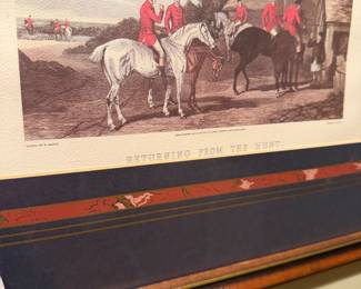 J174 - $30. "Returning From The Hunt" Print. Measures 14" x 18".